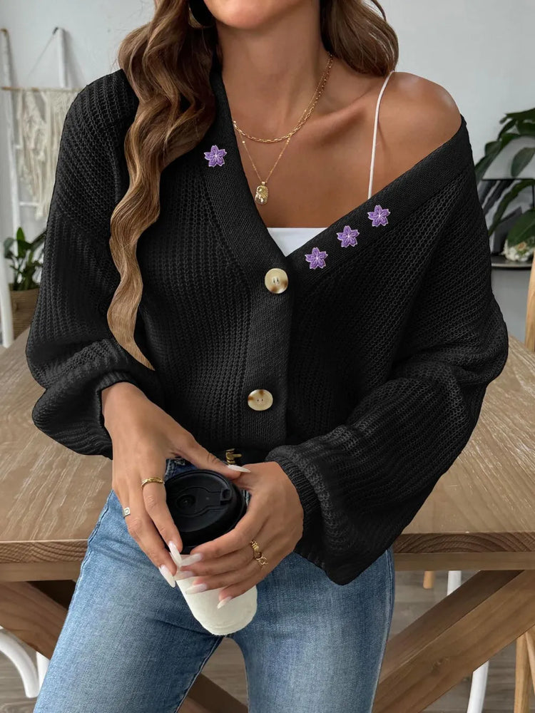 Cardigan manga larga botones mujer - Esencia Mujer