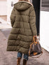 Abrigo Largo con Capucha Sherpa Tallas Grandes - vista trasera