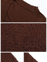 Cardigan de punto trenzado abierto - Esencia Mujer