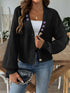 Cardigan manga larga botones mujer - Estilo oficina y casual