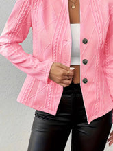 blazer de punto con botones mujer vista frontal