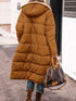Abrigo Largo con Capucha Sherpa Tallas Grandes - vista trasera