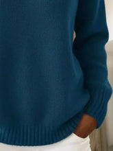 Jersey de hombros caídos con botones talla grande - Vista frontal