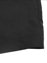 Blazer de cuello a rayas manga larga efecto dos piezas - Detalle tela cuerpo