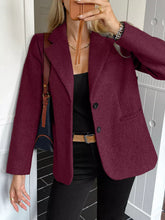 Blazer de cuello solapa con botones - Look completo