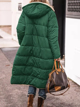 Abrigo Largo con Capucha Sherpa Tallas Grandes - vista trasera