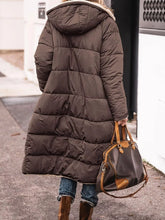 Abrigo Largo con Capucha Sherpa Tallas Grandes - vista trasera