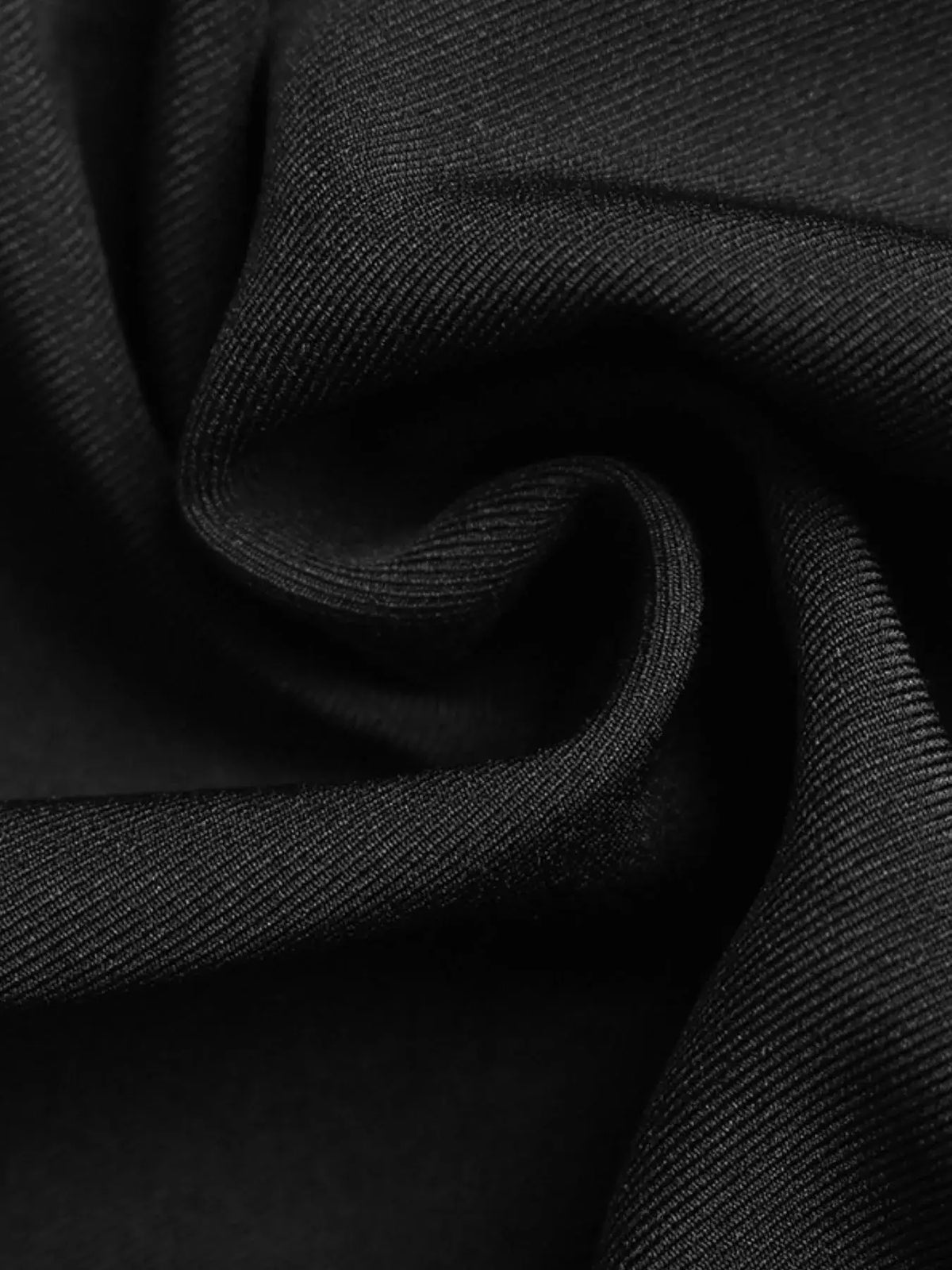 Blazer de cuello a rayas manga larga efecto dos piezas - Detalle tela cuerpo