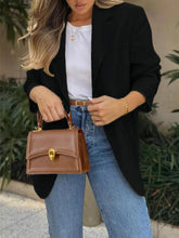Blazer manga larga mujer estilo oficina - Esencia Mujer