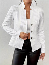 blazer de punto con botones mujer vista frontal