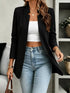 blazer abierto manga larga mujer vista frontal