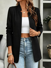 blazer abierto manga larga mujer vista frontal